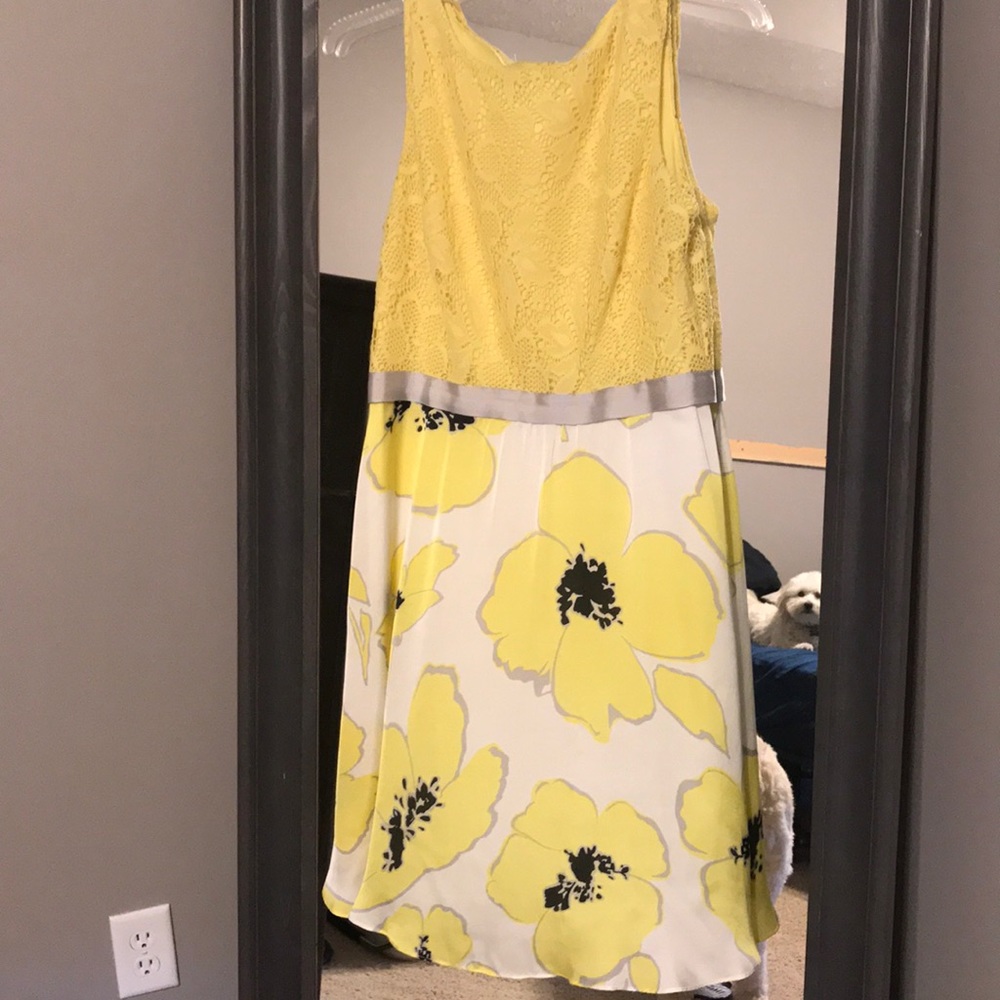Lace top dress